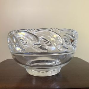 Vintage Tiffany serving bowl - dolphin pattern
